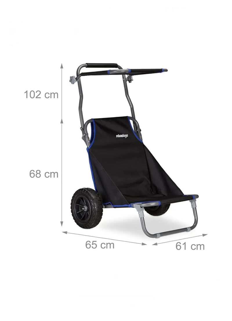 Carrito de playa plegable Relaxdays