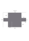 Funda Sofa Chaise Long 250cm