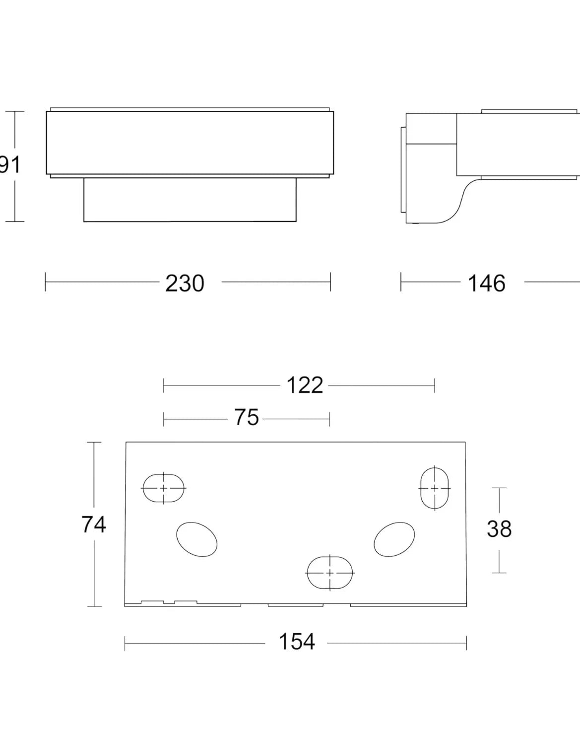 Lámpara LED de pared Connect para exteriores Steinel