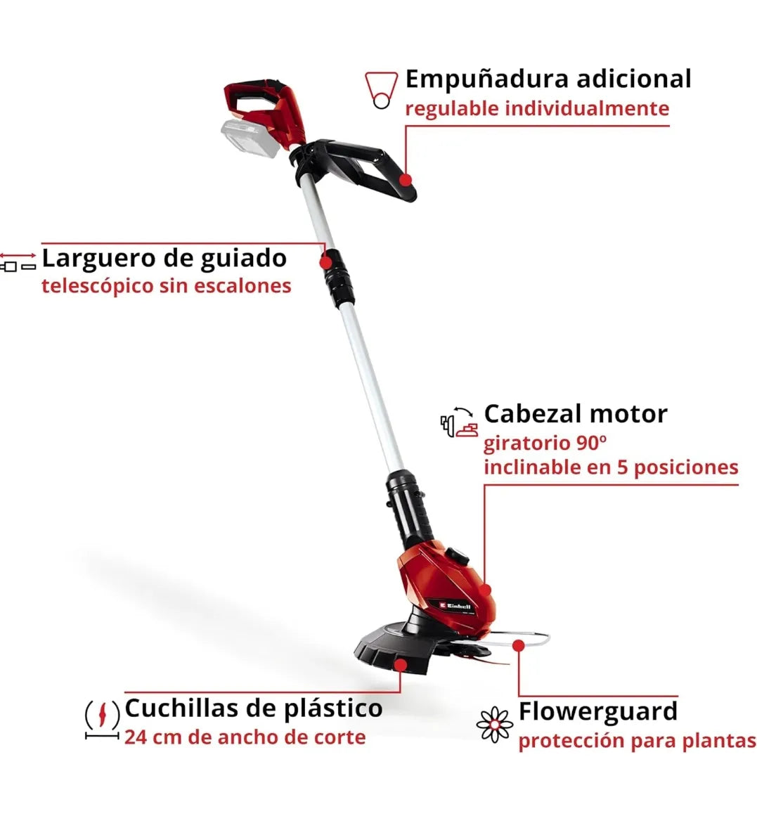 Recortabordes inalámbrico de 24cm - Einhell