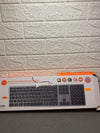 Teclado ingles con cable