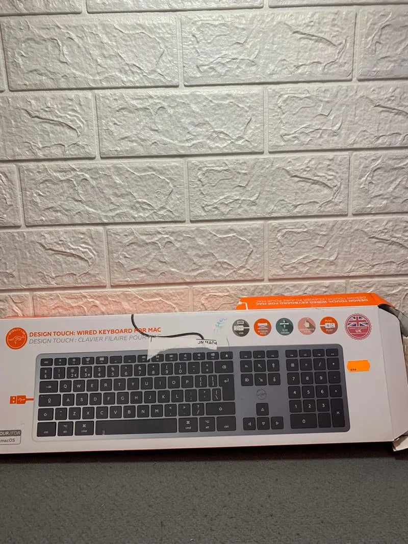 Teclado ingles con cable