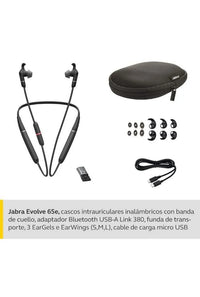 Auriculares internos Jabra Evolve 65e  cancelació