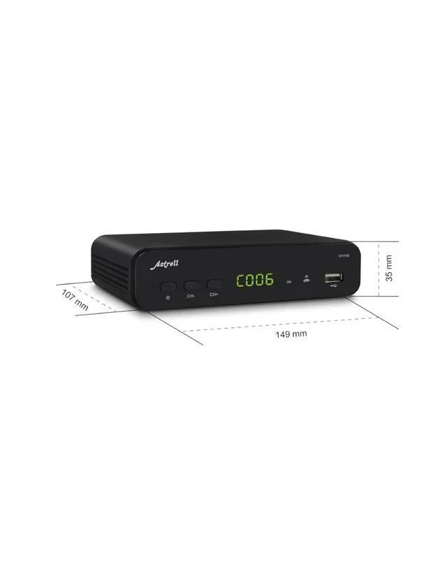 Sintonizador TDT T2 USB reproductor y grabador