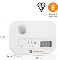 Detector de monóxido de Carbono - Smartware