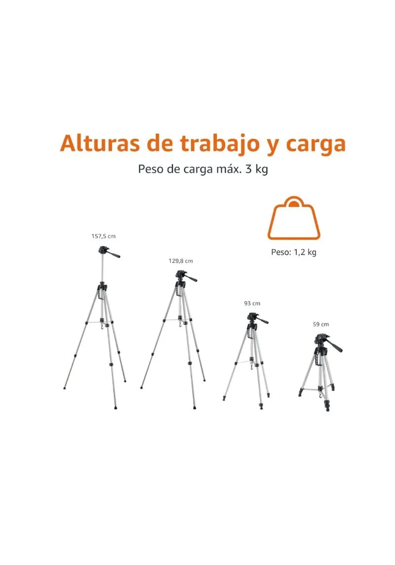 Trípode ligero para cámara, DSLR y binoculares, 1.