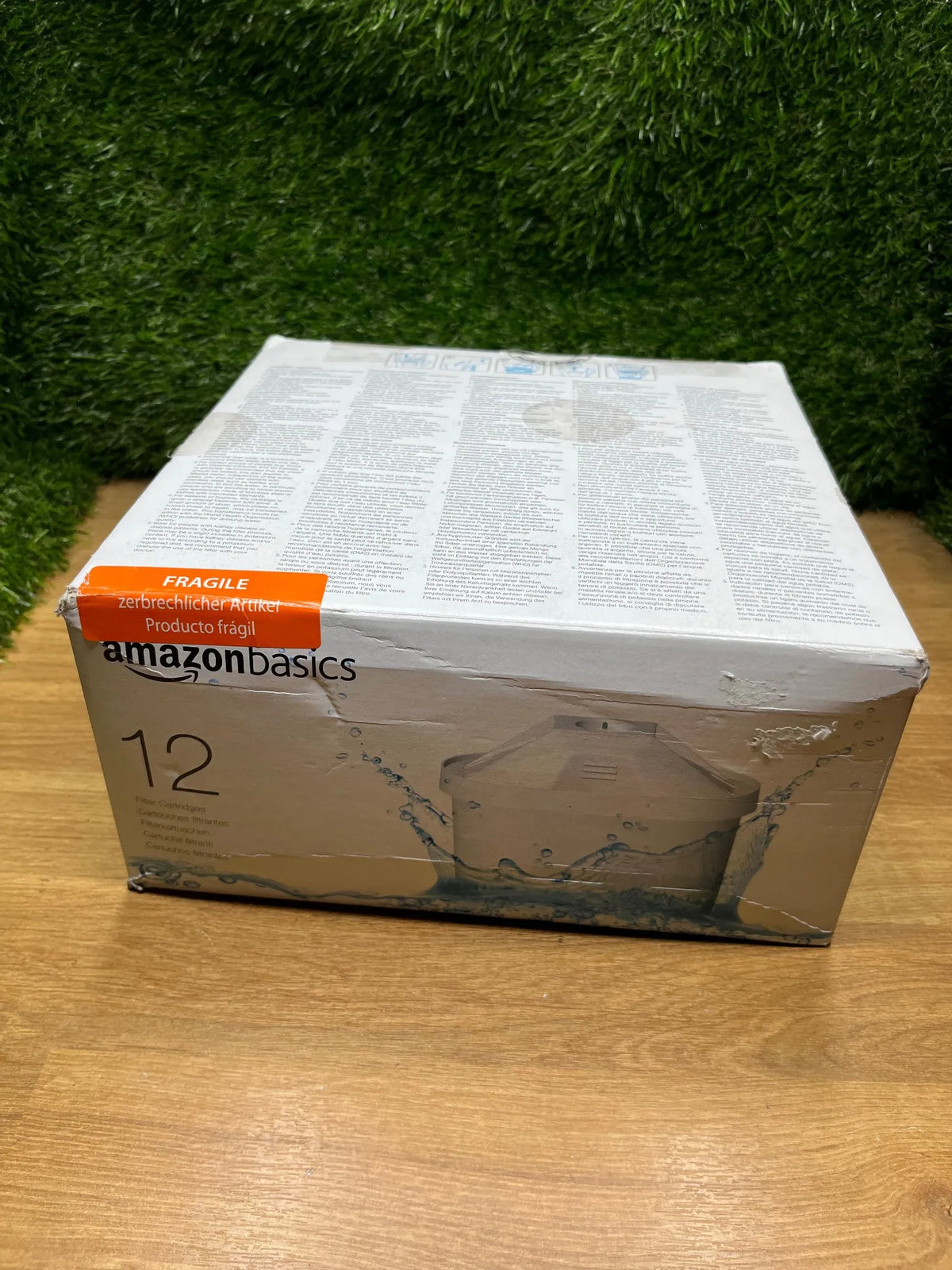 12 Cartuchos filtrantes para agua Amazon Basics