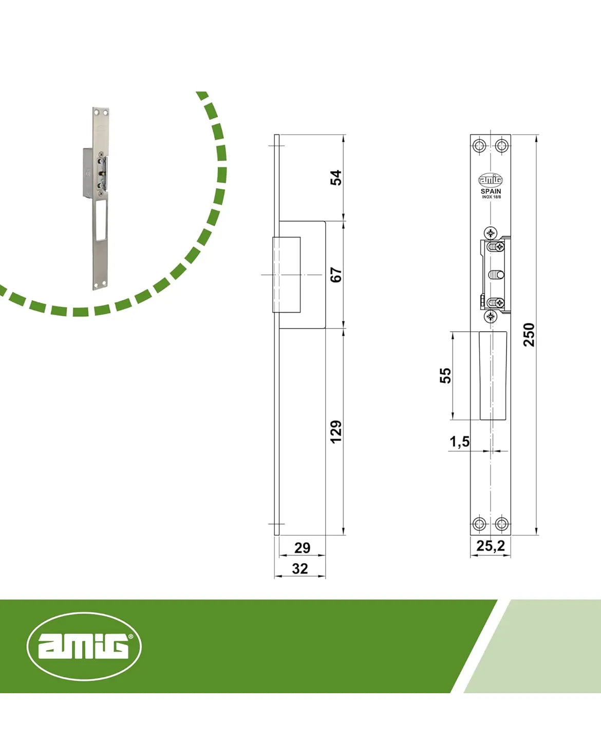 Abrepuertas Eléctrico Amig
