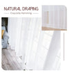 Cortinas de Gasa Blancas - MRTREES