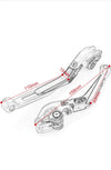 Palanca de freno y embrague ajustable Suzuki gsf