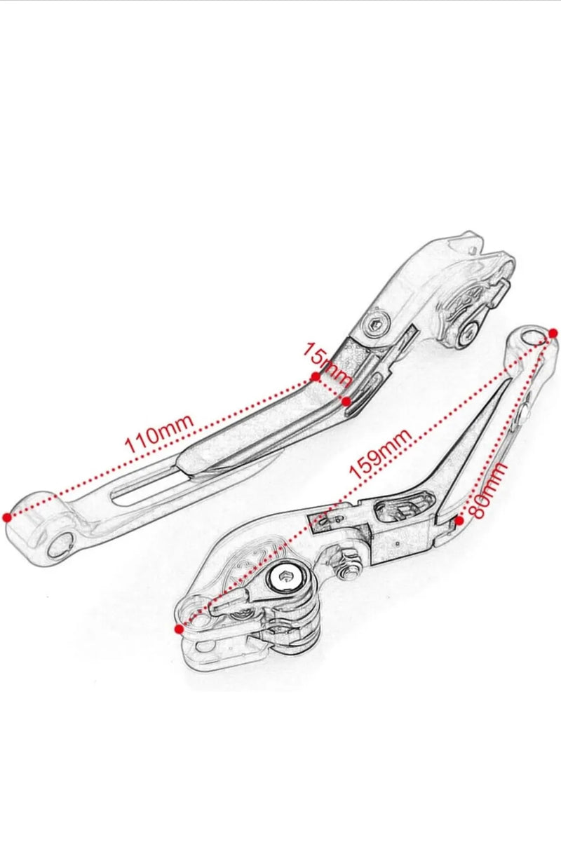 Palanca de freno y embrague ajustable Suzuki gsf