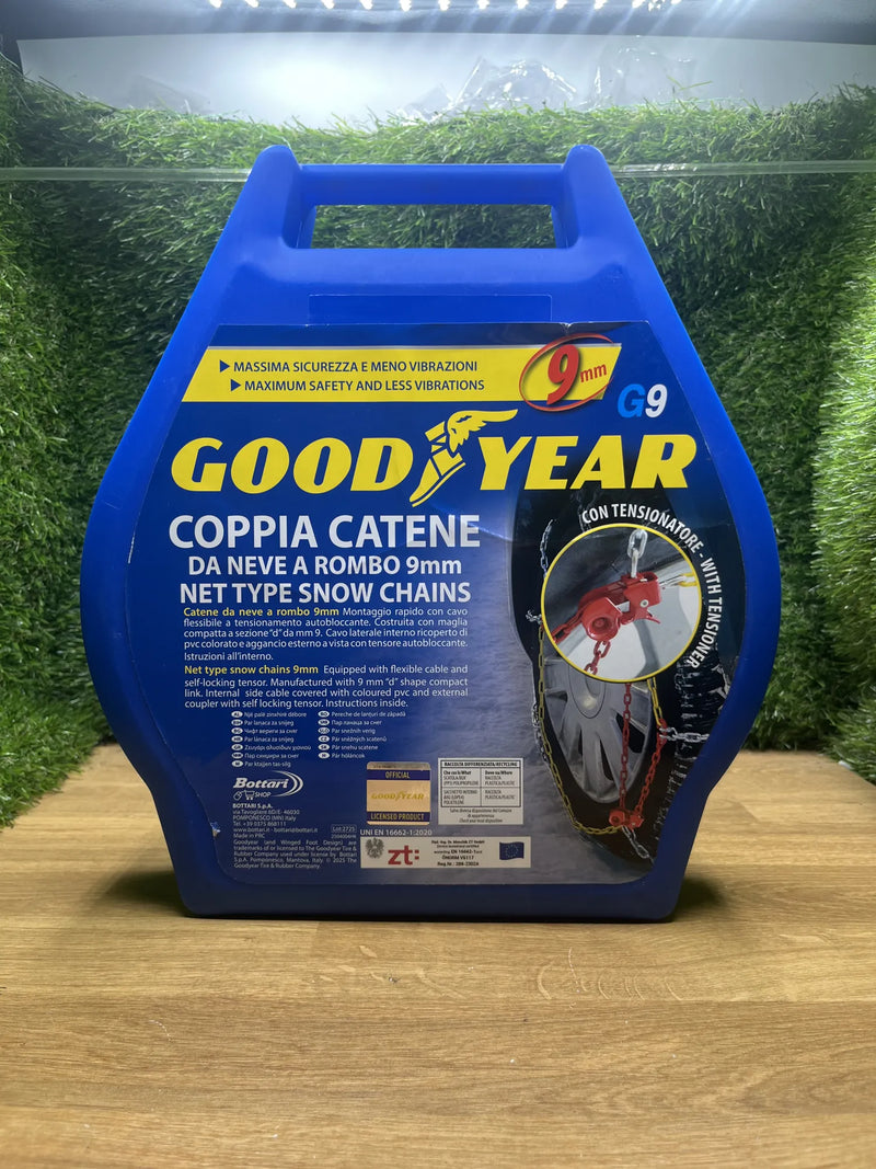 Cadenas de nieve 9 mm para coches Goodyear