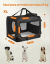Transportín para gatos y perros plegable