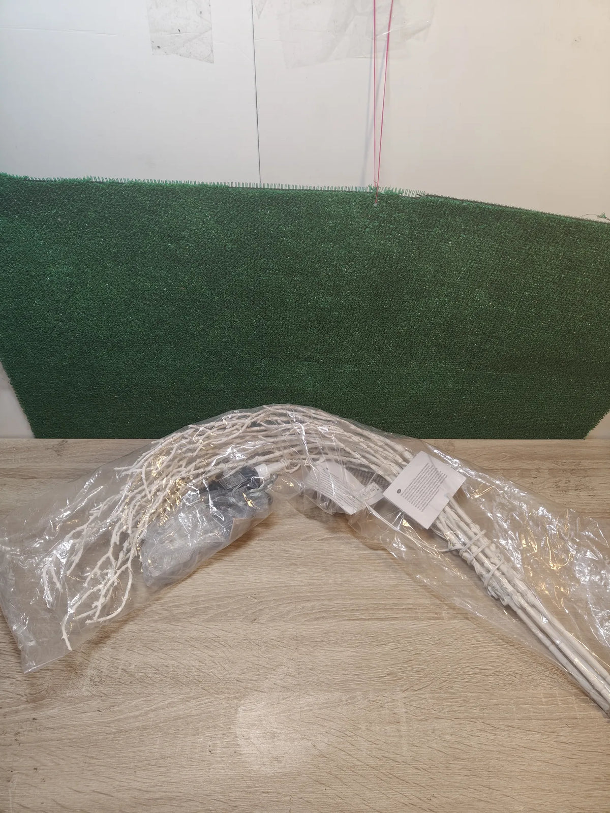 Ramas blancas iluminadas con regulador de intensidad Hairui