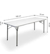 Mesa plegable portátil 180cm - Kg kitgarden