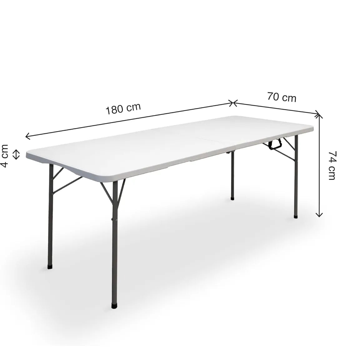 Mesa plegable portátil 180cm - Kg kitgarden
