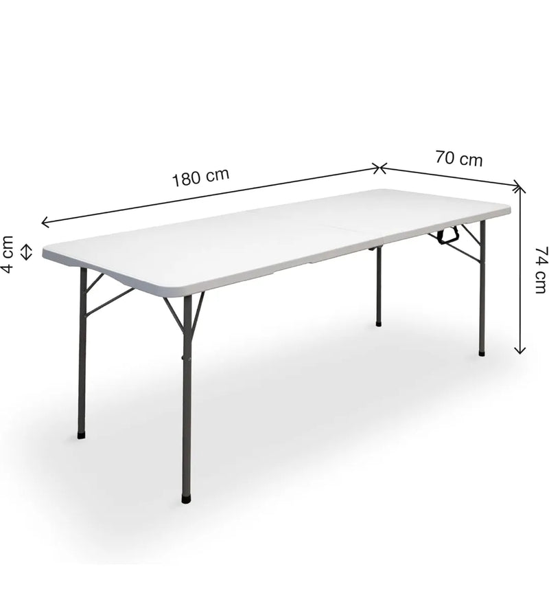 Mesa plegable portátil 180cm - Kg kitgarden