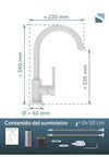 Grifo de cocina - SCHÜTTE