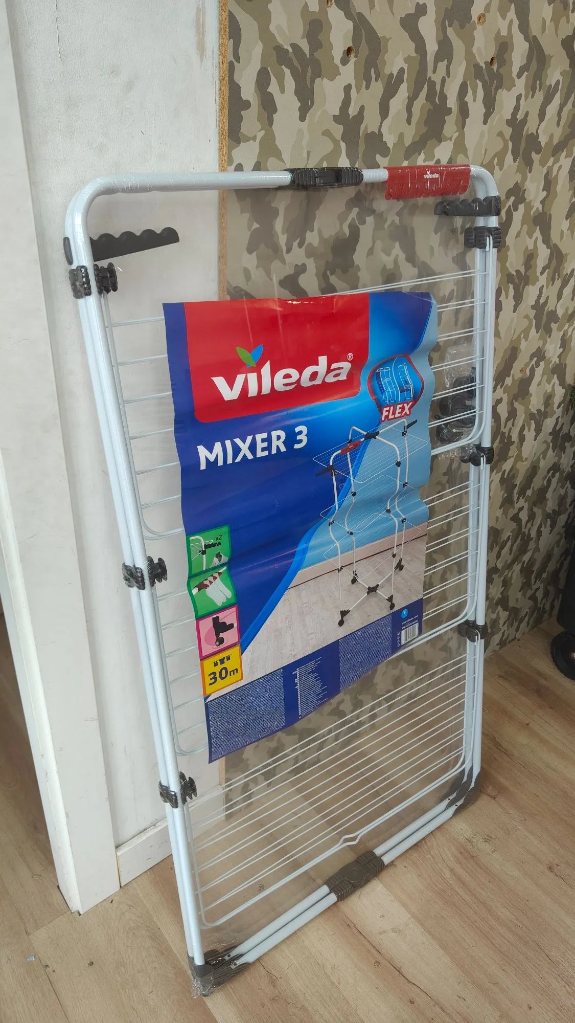 Vileda Torre de Secado Mixer 3 de Acero