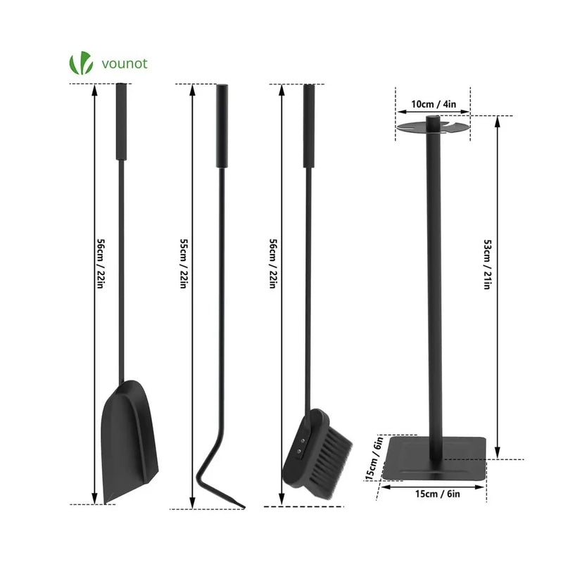 Juego de utensilios para chimenea