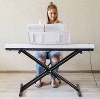 Soporte de teclado doble