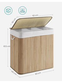 Cesta de lavandería 150 L SONGMICS