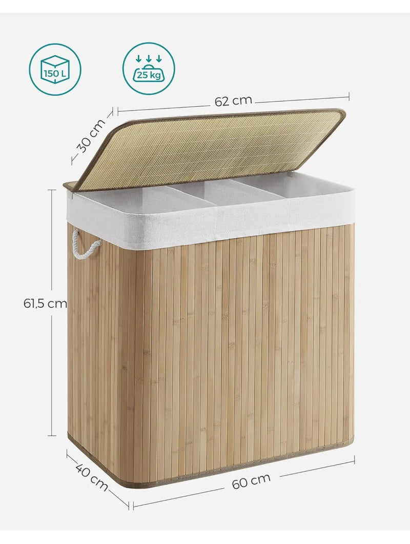 Cesta de lavandería 150 L SONGMICS