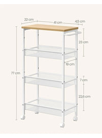 Carro Estrecho de Cocina VASAGLE