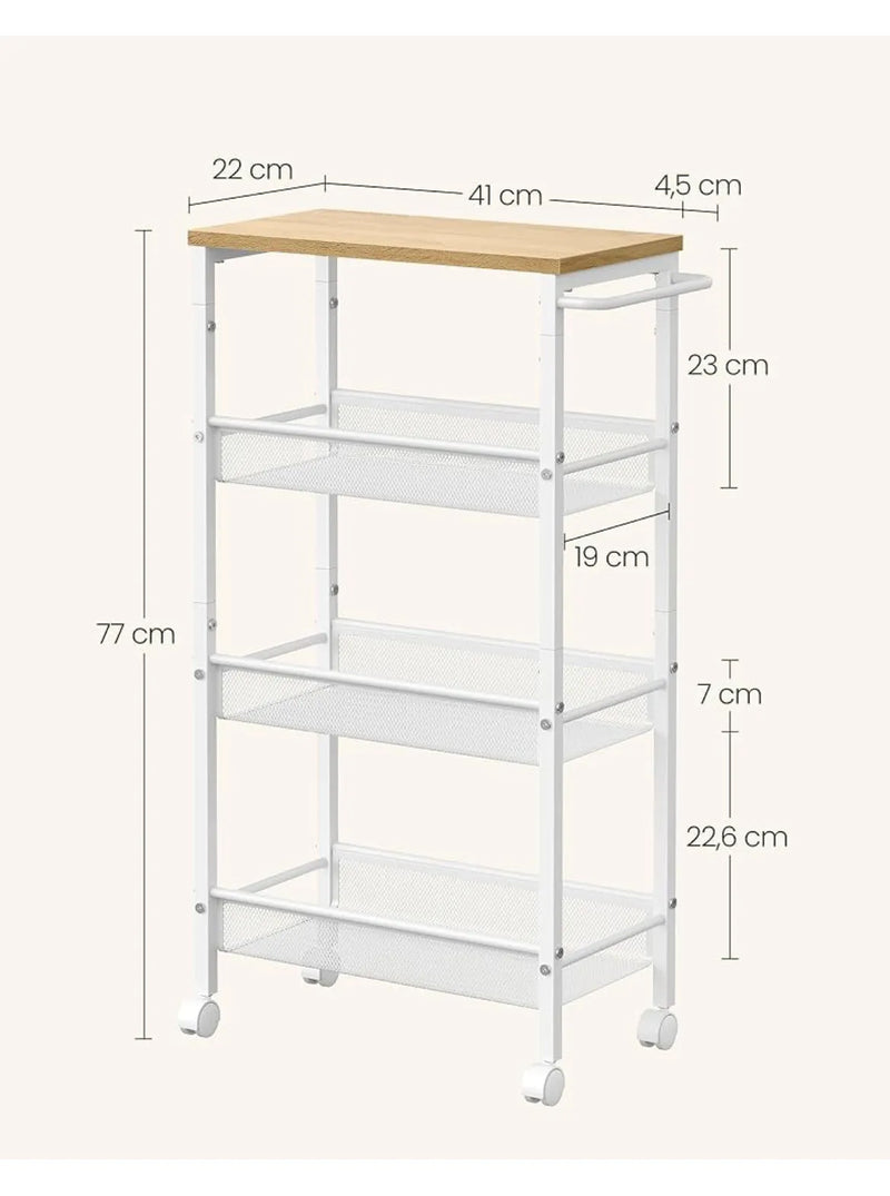 Carro Estrecho de Cocina VASAGLE