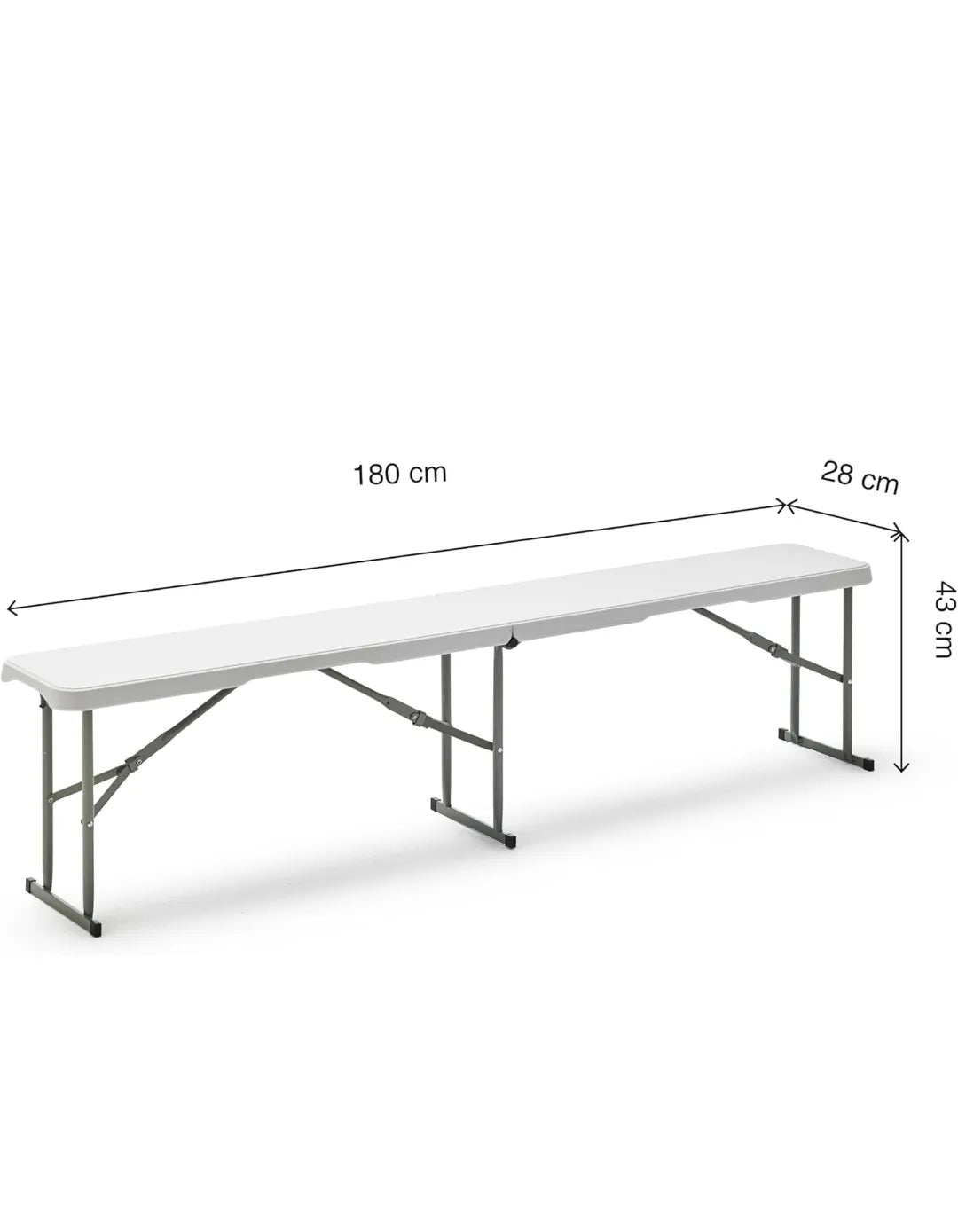 Pack de 2 bancos 180cm - KG KITGARDEN