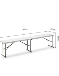 Pack de 2 bancos 180cm - KG KITGARDEN