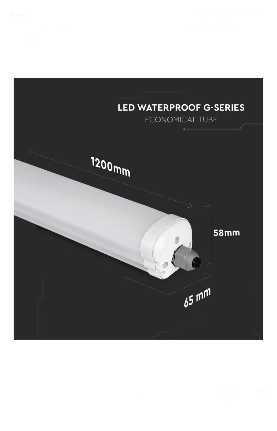 LED WP G-SERIES ECONOMICAL TUBE 120 CM