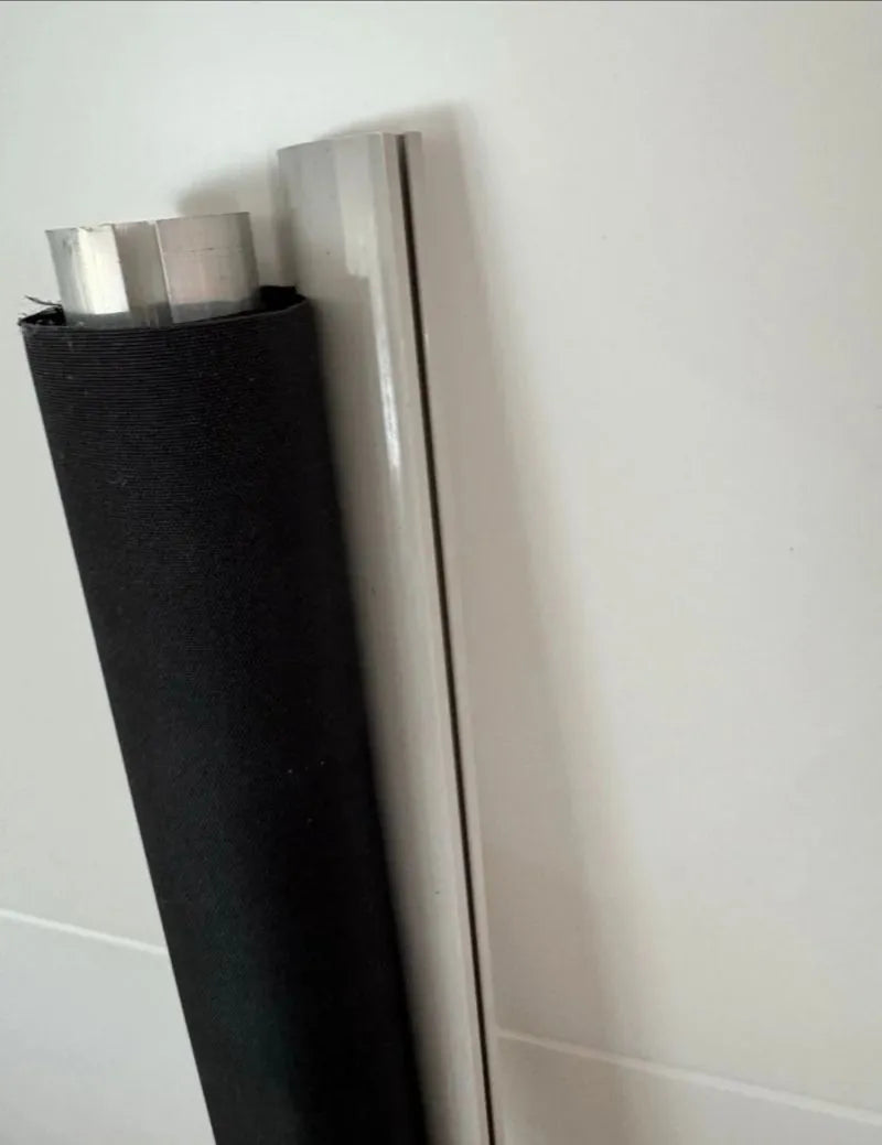 Estor Enrollable Negro, 150x180cm