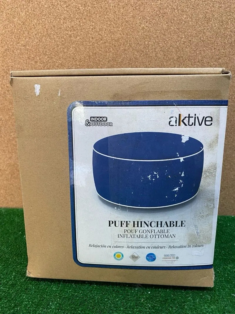 Pouf de Jardín Azul