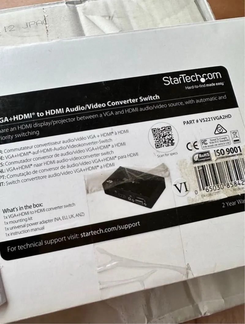 Conversor 2x1 VGA + HDMI
