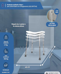 Taburete de baño Moniclinic