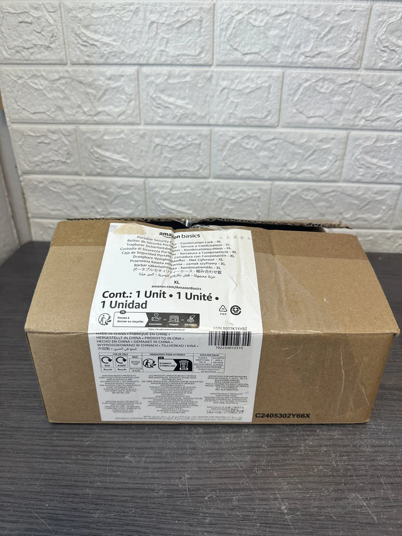 Caja de seguridad Amazon Basics