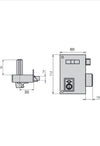 Cerradura Cvl 156a/60/he Derecha