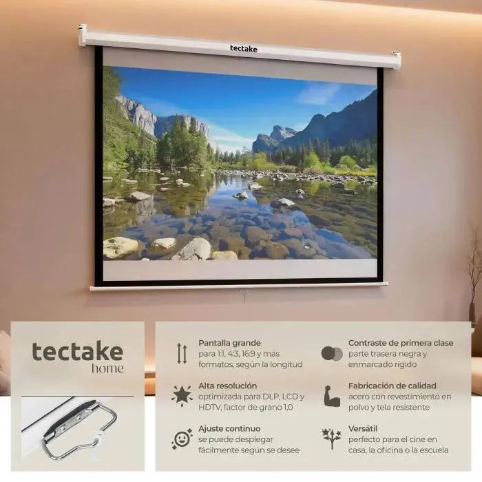 Pantalla de proyección para proyector