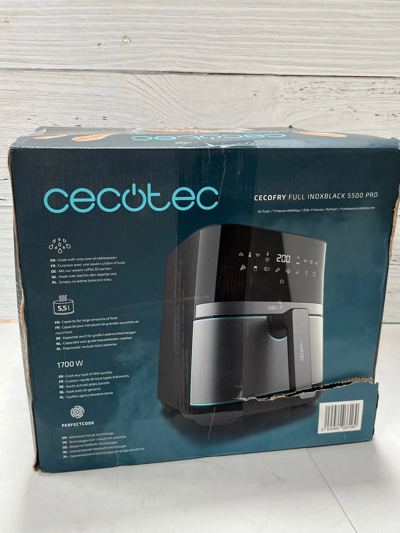 Freidora sin Aceite de 5,5 L de Aire Caliente Cecotec