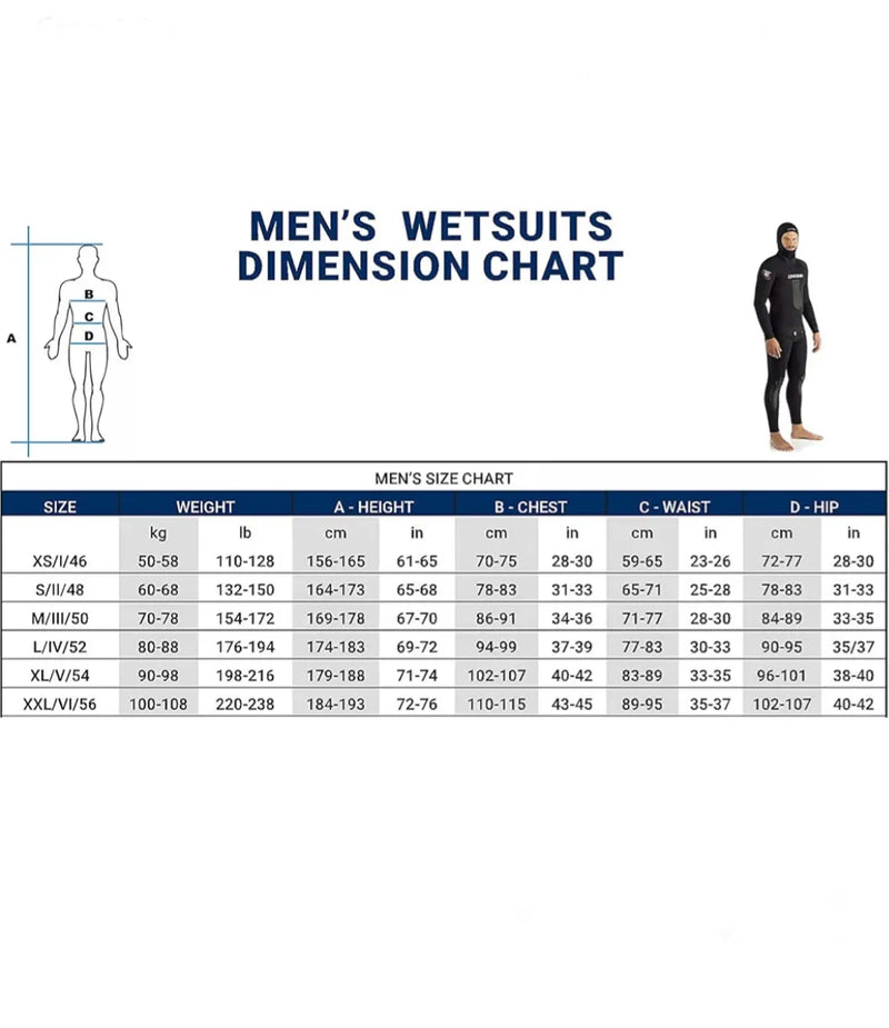 Neopreno Cressi Apnea Men 5mm Hombre