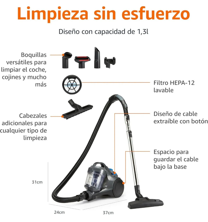 Aspirador sin bolsa compacto - Amazon