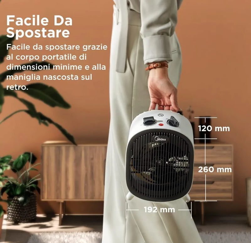 Estufa eléctrica portátil de bajo consumo - Midea