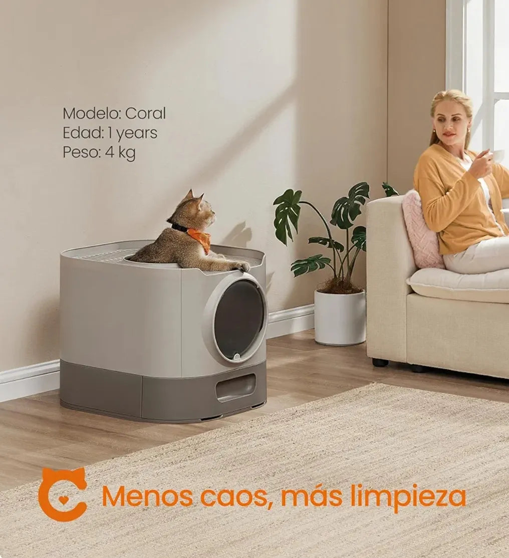 Arenero cerrado para gatos XXL