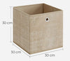 Juego de 5 Cajas de Tela