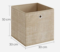 Juego de 5 Cajas de Tela