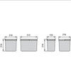 Contenedores para cajón de cocina Recycle - EMUCA-