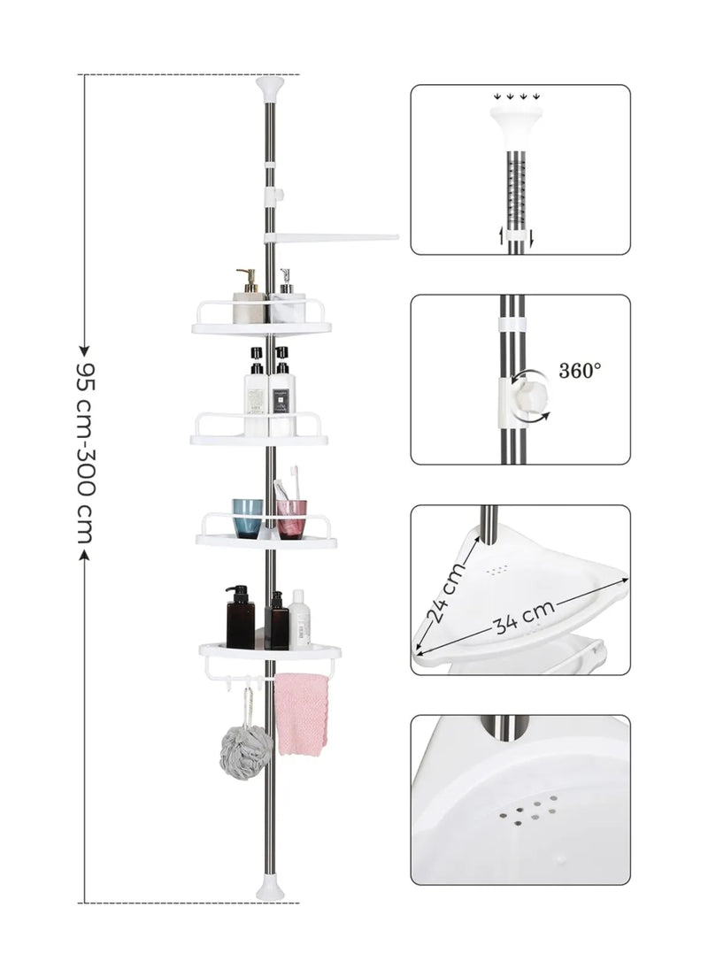 Estante de Baño Ajustable SONGMICS