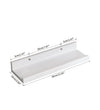 Estante flotante de madera de roble macizo IBUYKE