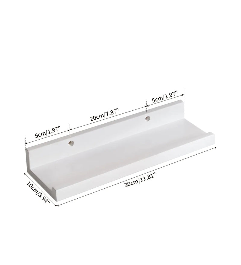 Estante flotante de madera de roble macizo IBUYKE
